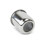 Stainless Steel Center Cap without Center Plug - 5 Hole (3.195")