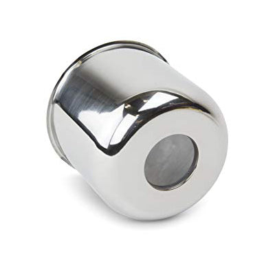 Stainless Steel Center Cap without Center Plug - 8 Hole (4.885")