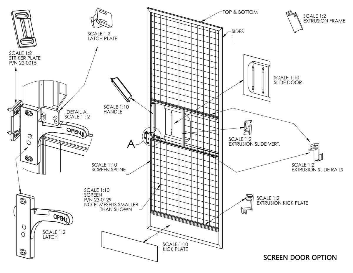 Camper Style Custom Door - view 5