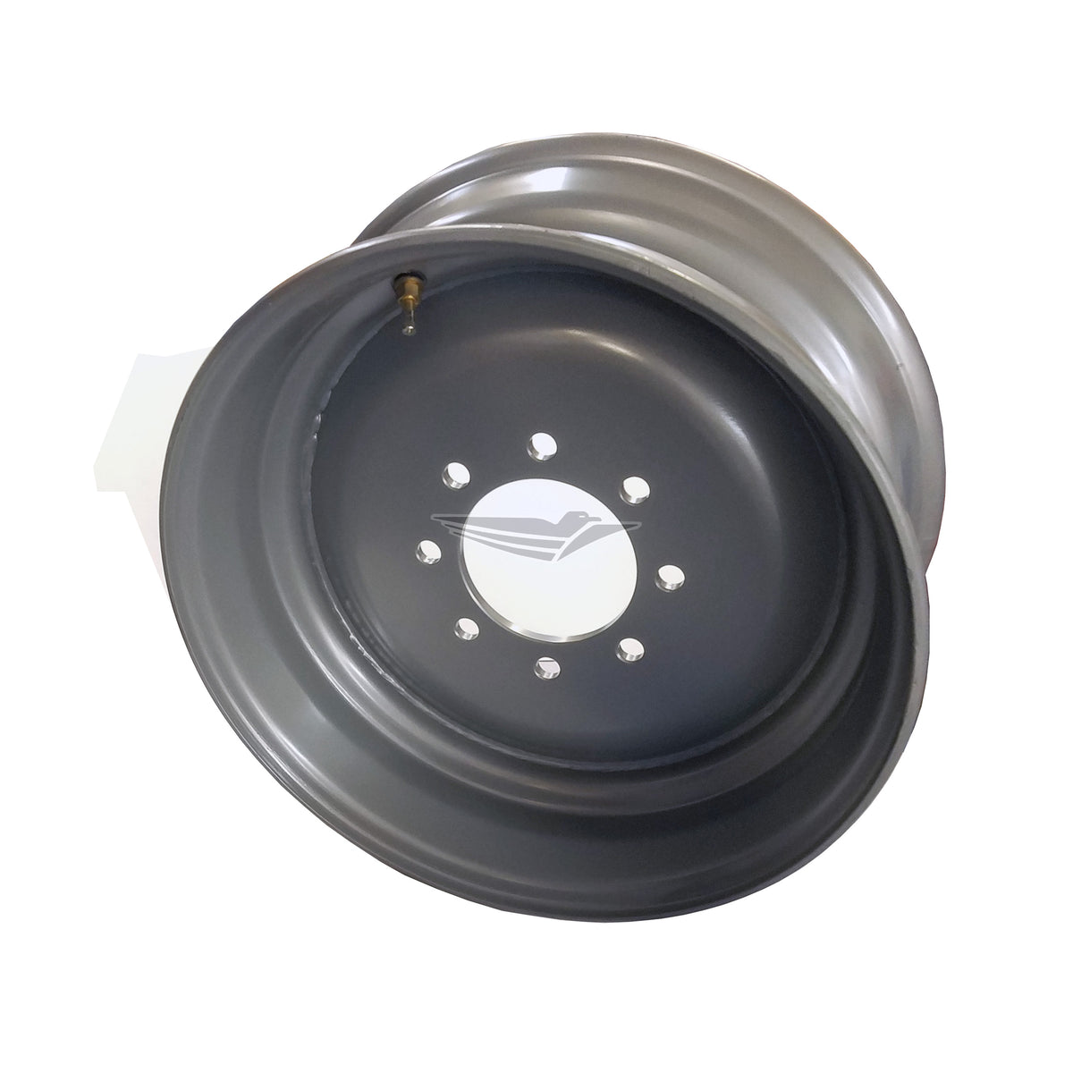 17.5" 8-Hole Wheel, Solid Style - Silver or Black