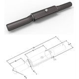 Hinge, 10" Steel Weld on with Grease Zerk