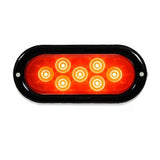 6" Oval LED Surface Mount Tail Light  (7 Diodes)