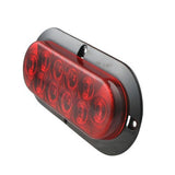 6" Oval LED Surface Mount Tail Light  (10 Diodes)
