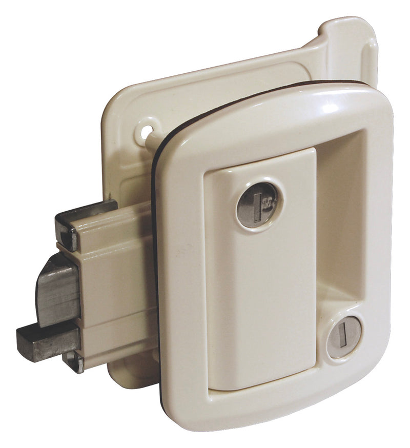 Door Lock Handle For Caravan & Motorhome – FF System Triangle II Style In White