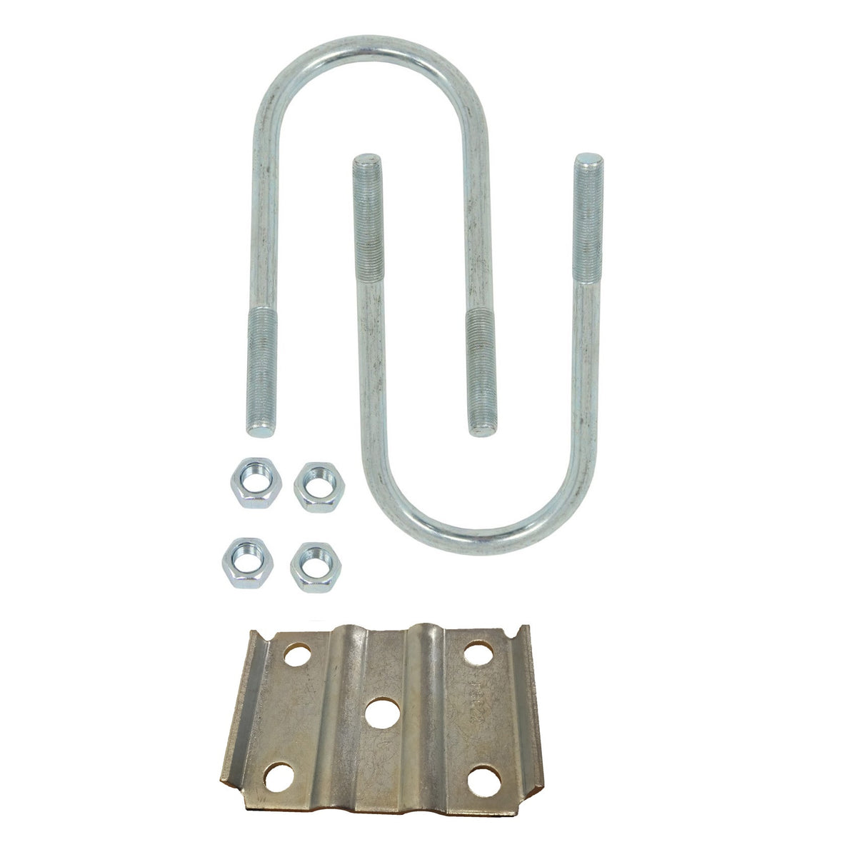 U-Bolt Kit for Mounting 1-3/4" Spring on a 3.5K, 2-3/8" Round Trailer Axle - Basic