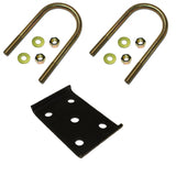 U-Bolt Kit for Mounting a 1-3/4" Spring on a 5,200 lb to 6,000 lb, 3" Round Trailer Axle - Upgraded