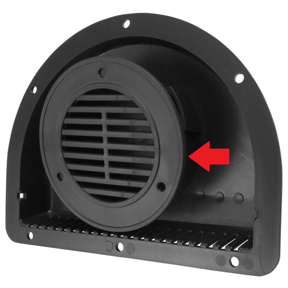 Vent, Interior Tube for 3" Diameter Hole - Black - view 3