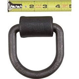 Heavy-Duty Forged D-Ring, 5/8" Diameter with Weld-On Bracket - U.S.A.
