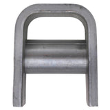 Rear Hanger with Bushing for Single Axle Trailer Suspensions with 1-3/4" Double Eye Springs
