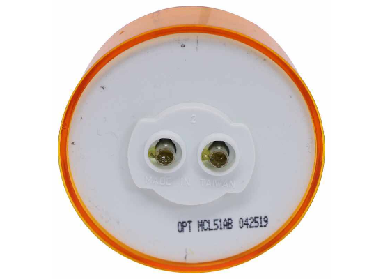 2-1/2" Round LED Clearance/Marker Light with Micro-Reflex - AMBER (3 Diodes) - view 2
