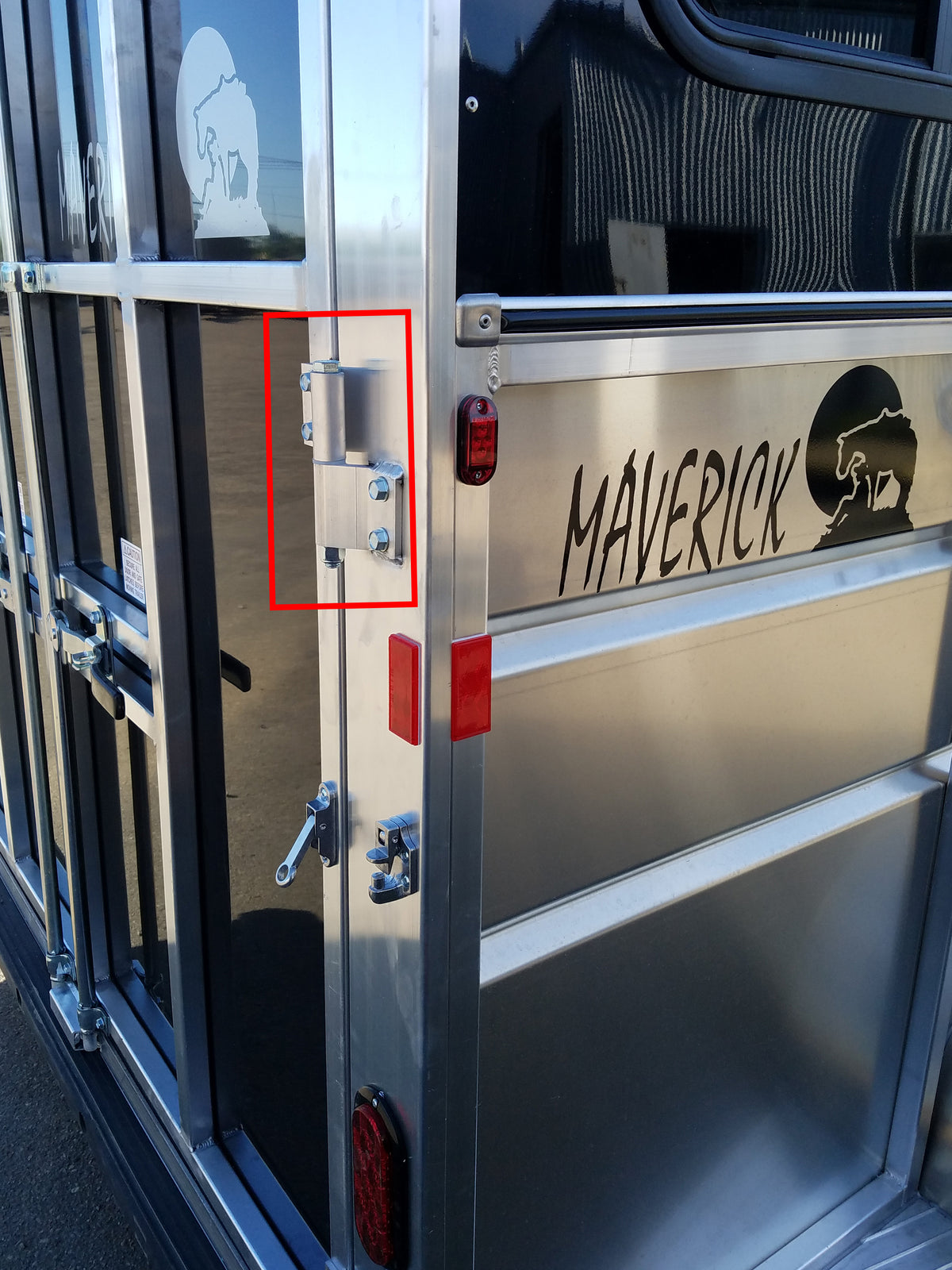 Hinge, Aluminum Heavy Duty for Doors - view 4