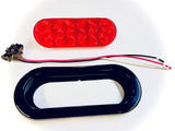 6" Oval LED Trailer Tail Light (10 Diodes)