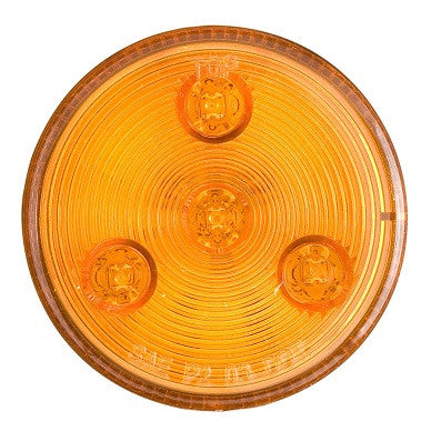 2-1/2" Round LED Clearance/Marker Light - AMBER (3 Diodes)