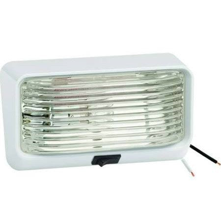 Rectangular Surface Mount Porch Light with Built-In Switch