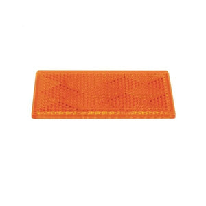Rectangle Stick on Reflector - AMBER