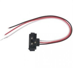 Light Plug, Three Prong for Tail/Turn/Backup Lights - 90 Degree