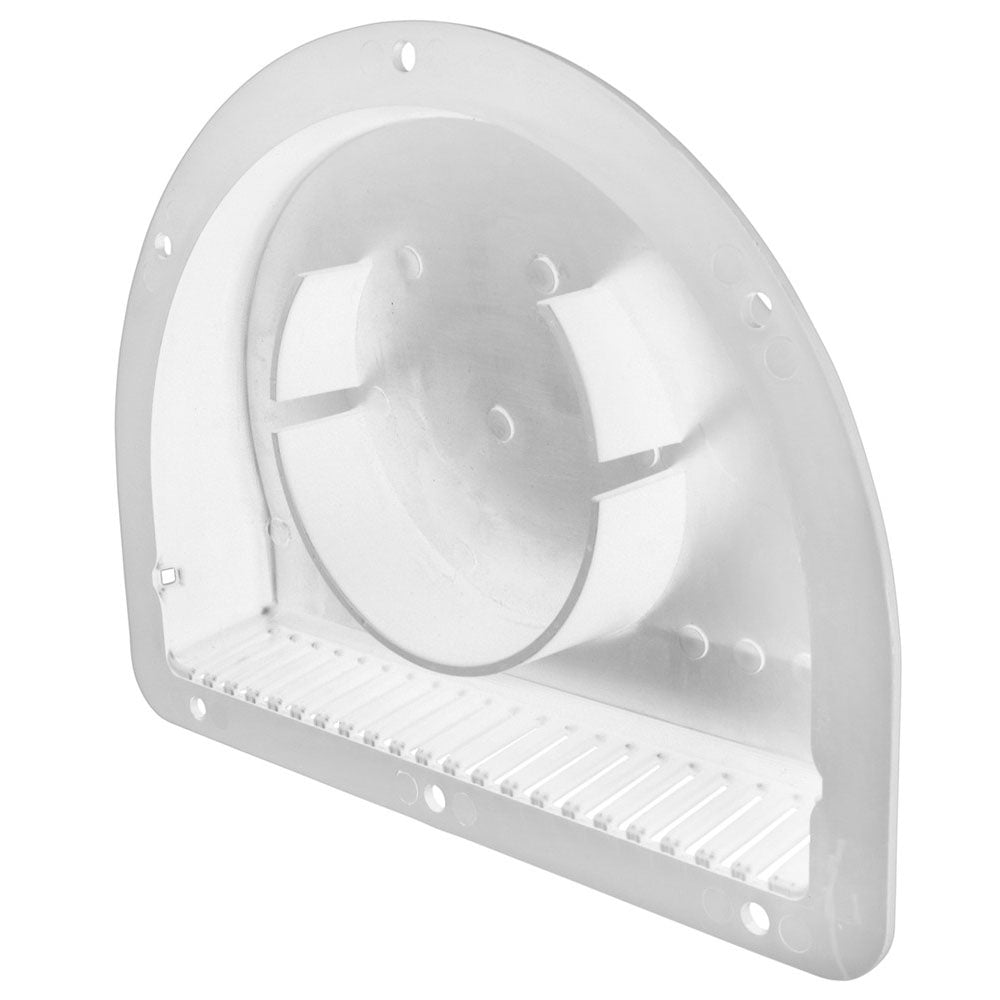 Vent, Exterior Half Moon for 3" Diameter Hole - White - view 2